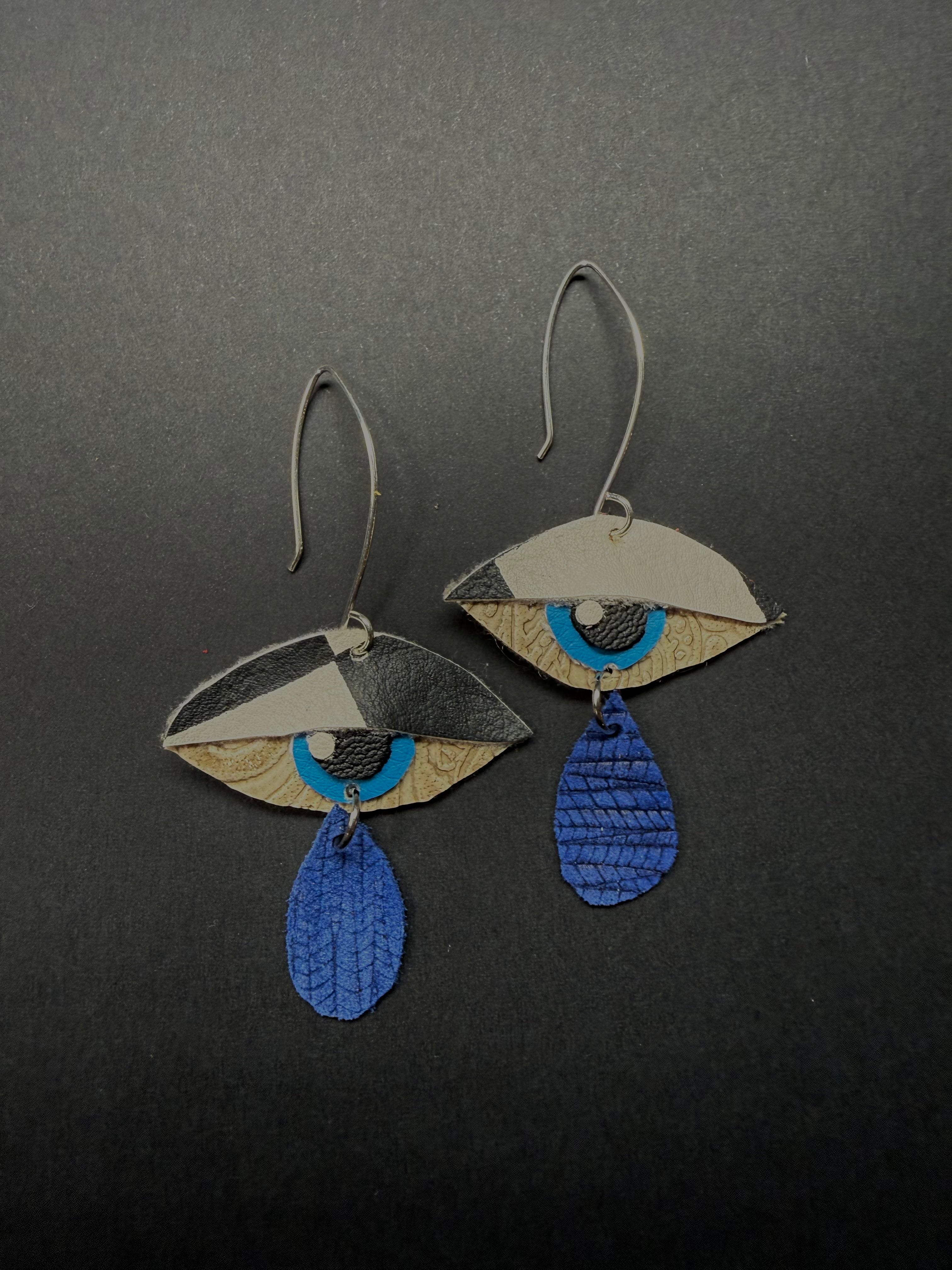 Eye See You - Blue Iris & Teardrop