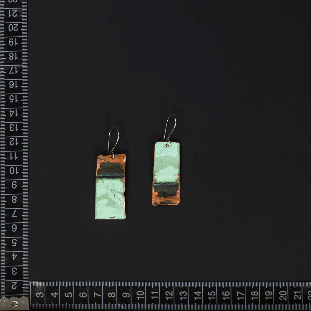 You'll Like Tacoma - Reverse Rectangle Earrings