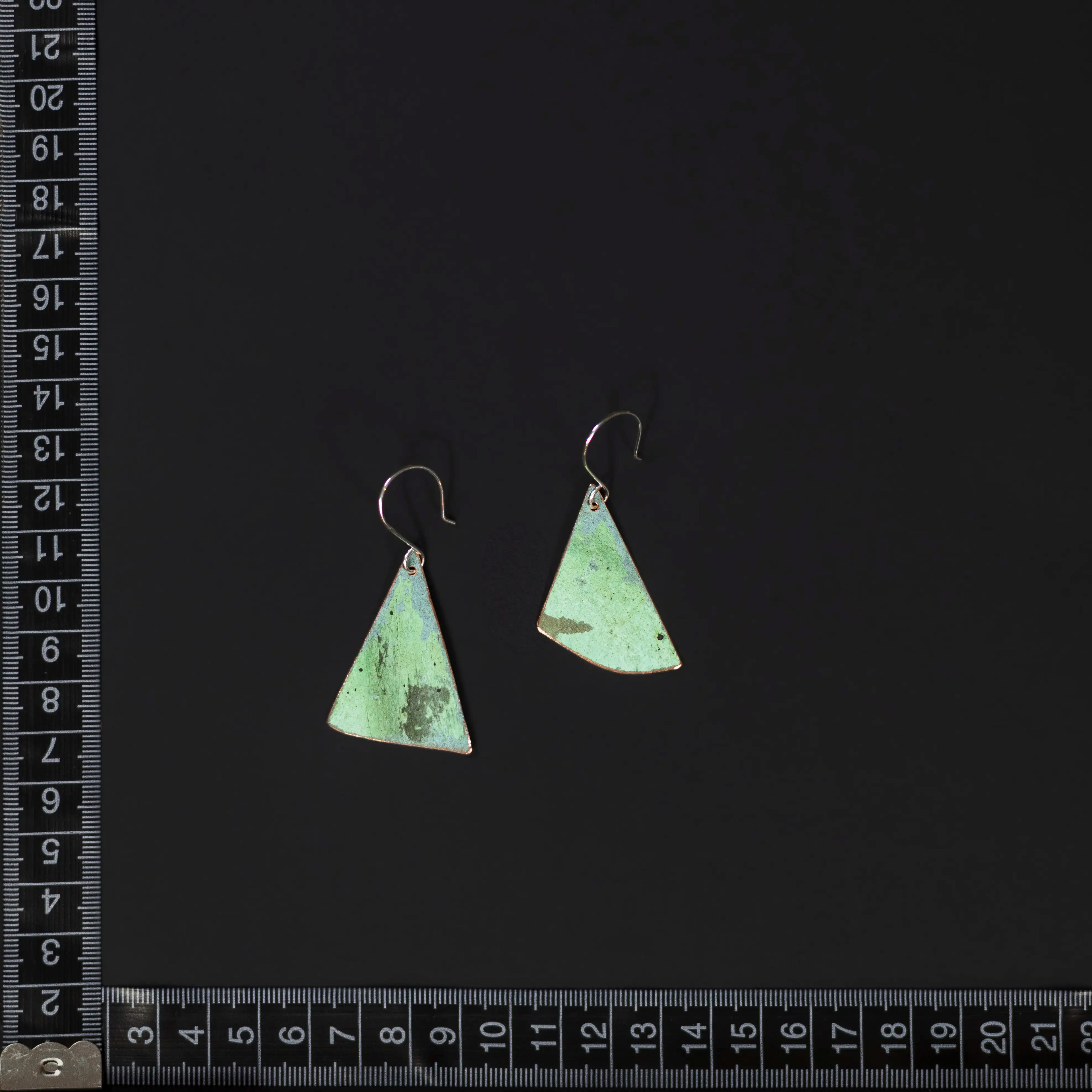 You'll Like Tacoma - Asymmetrical Triangle Earrings