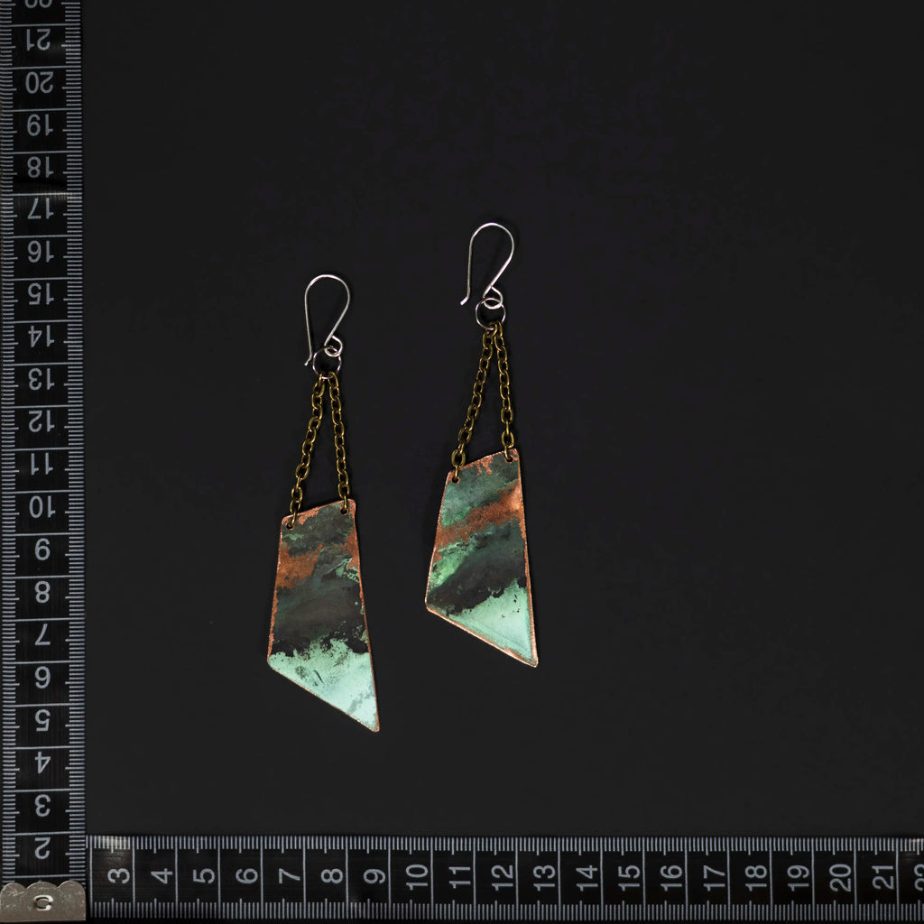 You'll Like Tacoma- Asymmetrical Rhombus Hanger Earrings