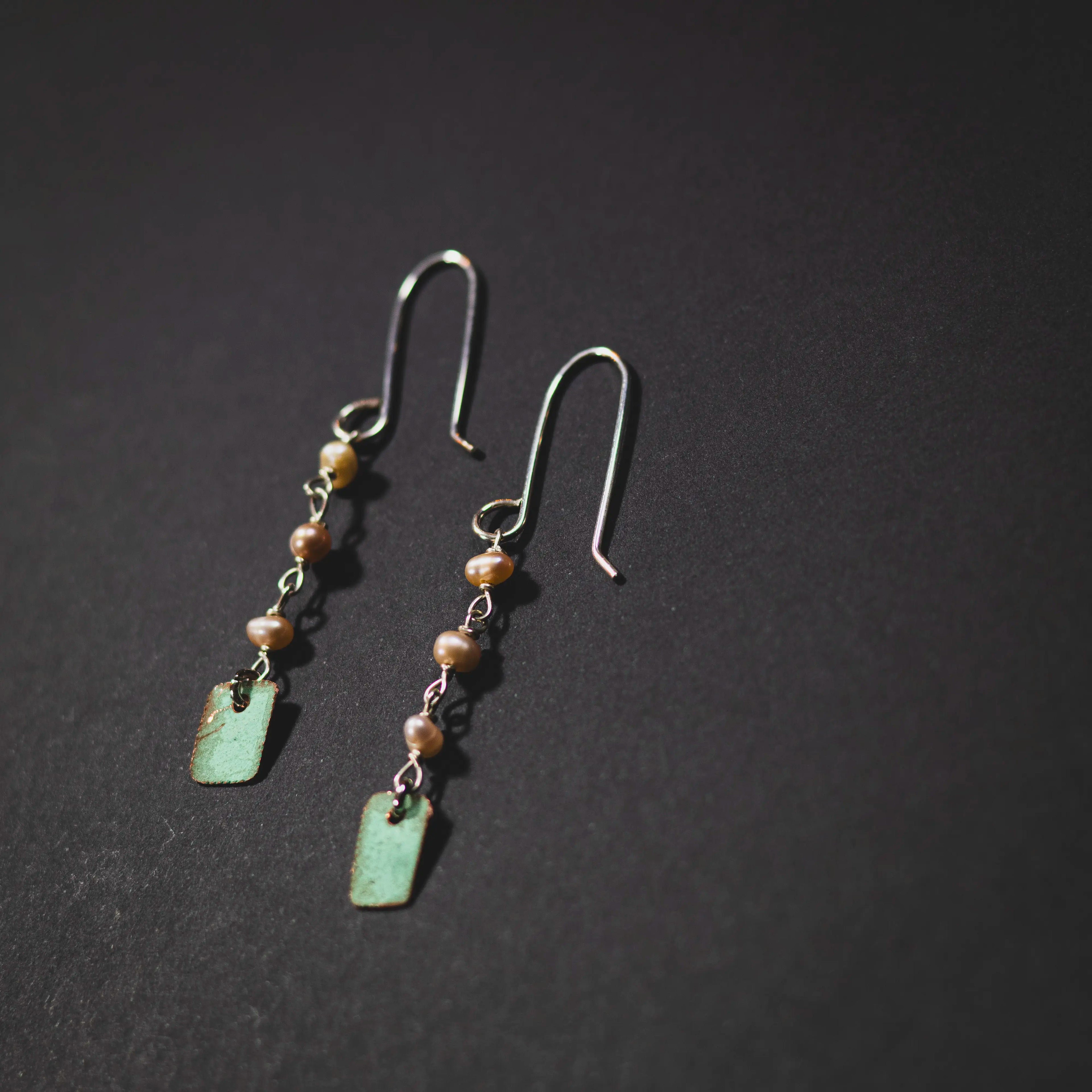 You'll Like Tacoma - Pearl Dangle Earrings