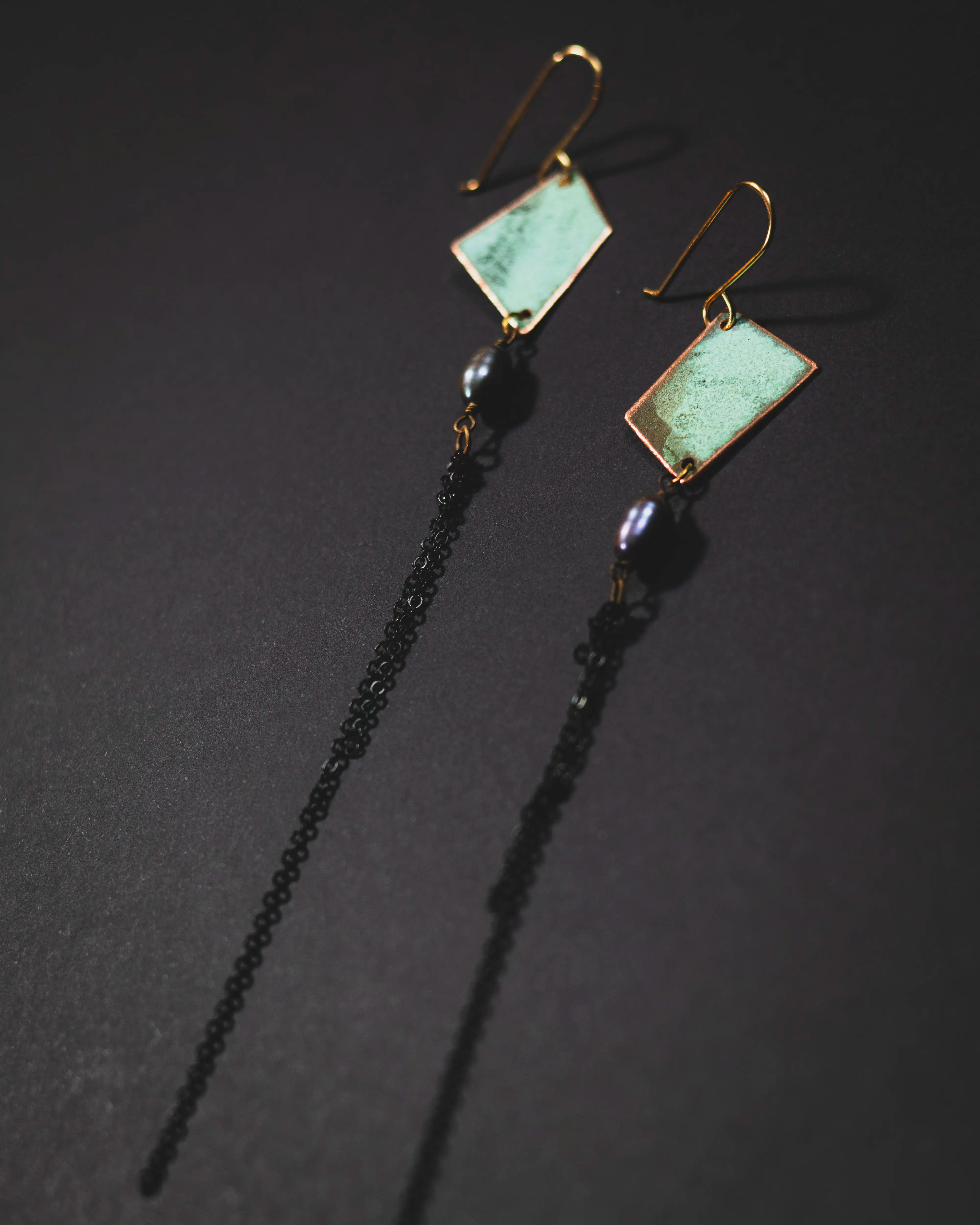 You'll Like Tacoma - Pearl & Diamond Dangle Earrings