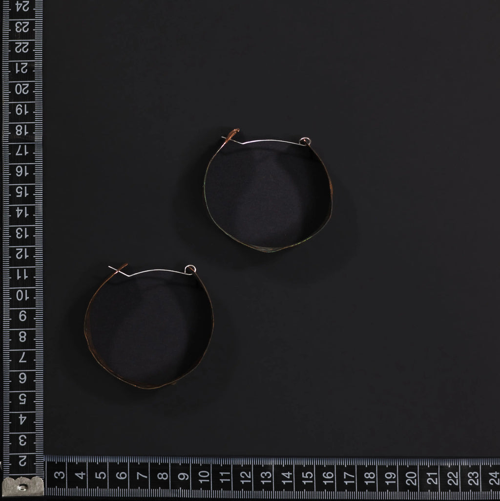 You'll Like Tacoma - Thick Copper Hoop Earrings