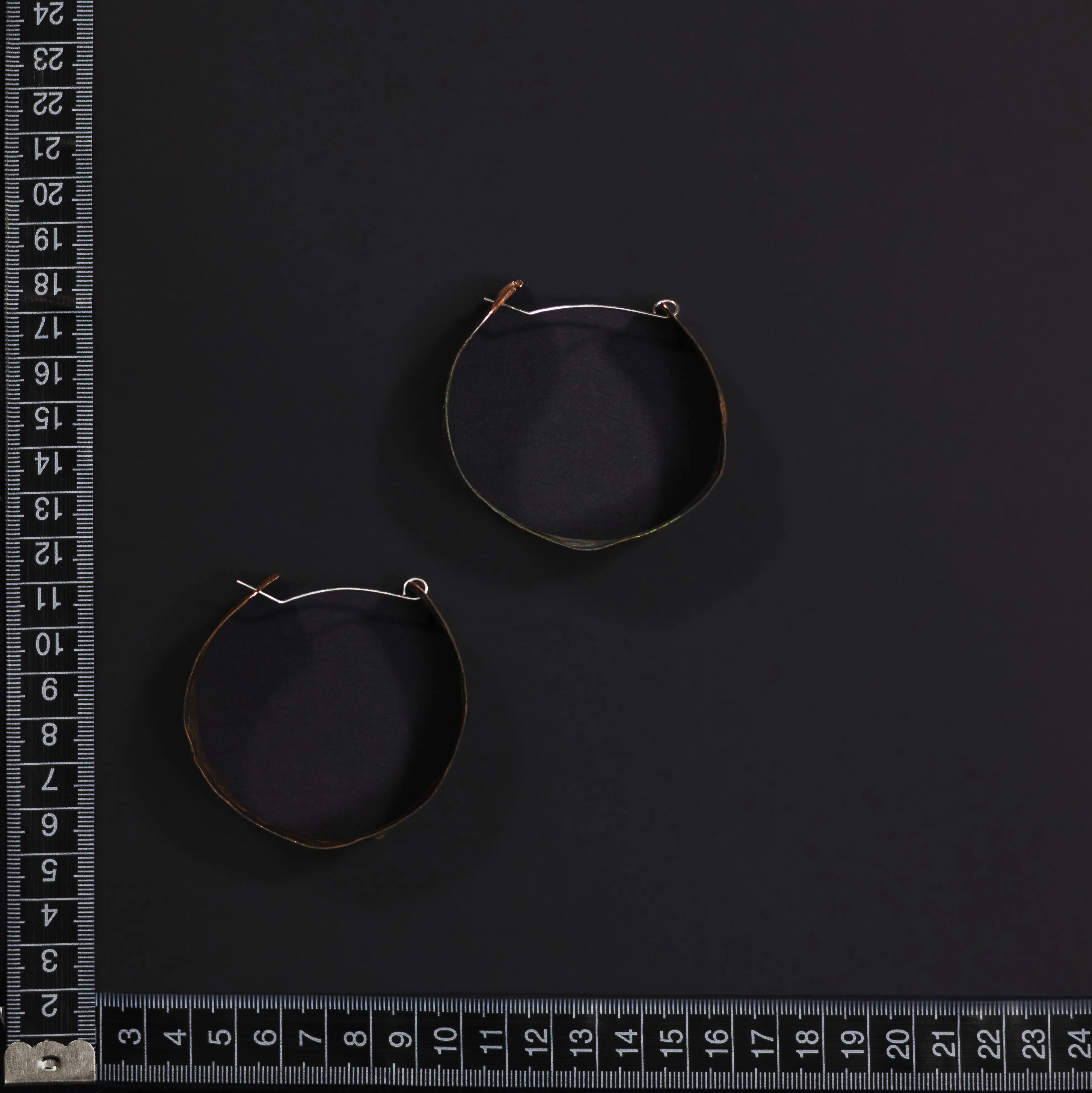 You'll Like Tacoma - Thick Copper Hoop Earrings