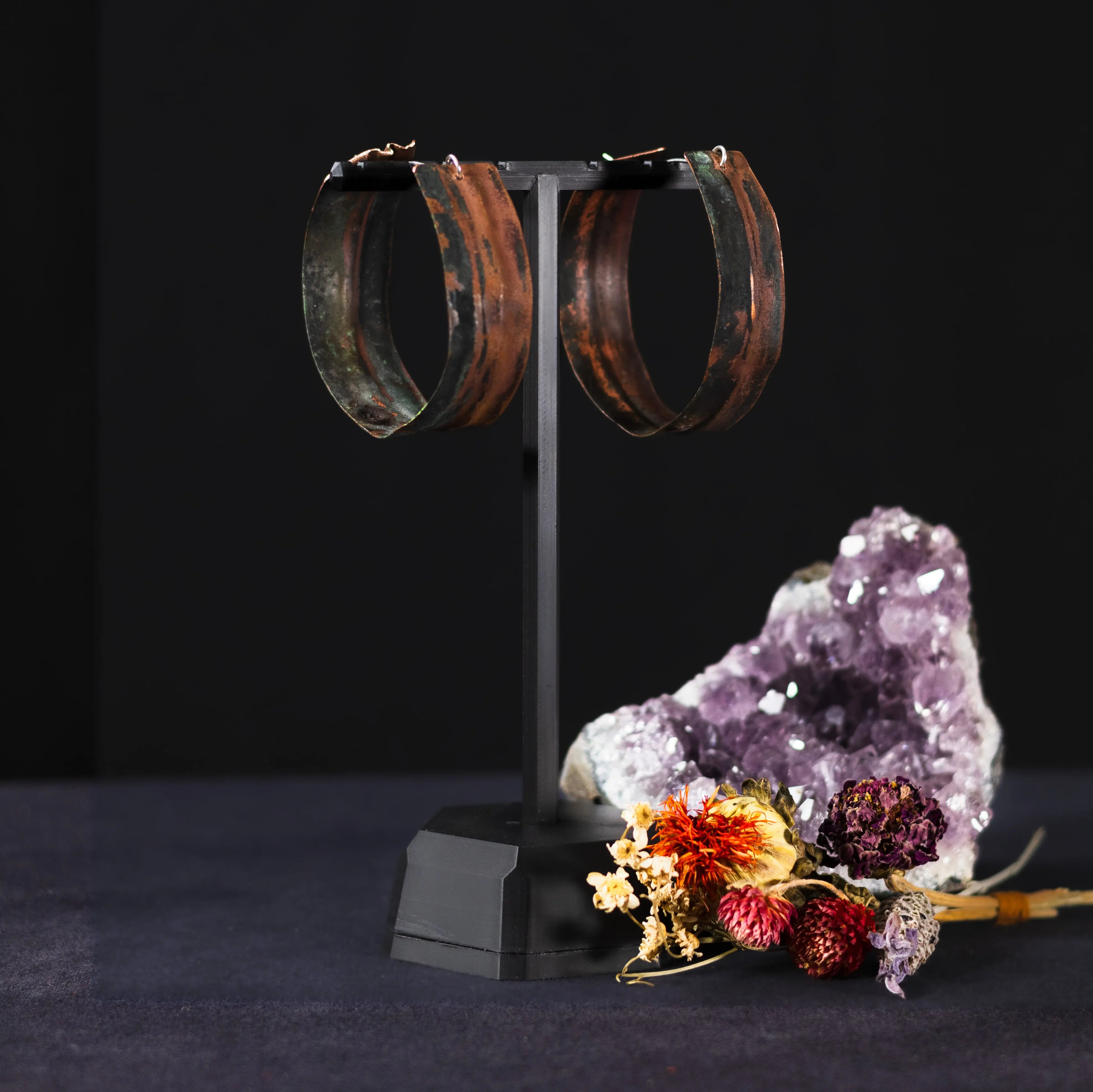 You'll Like Tacoma - Thick Copper Hoop Earrings