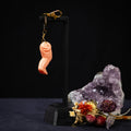 Give Me a Hand Baby - Plastic & Bronze Baby Foot Keychain