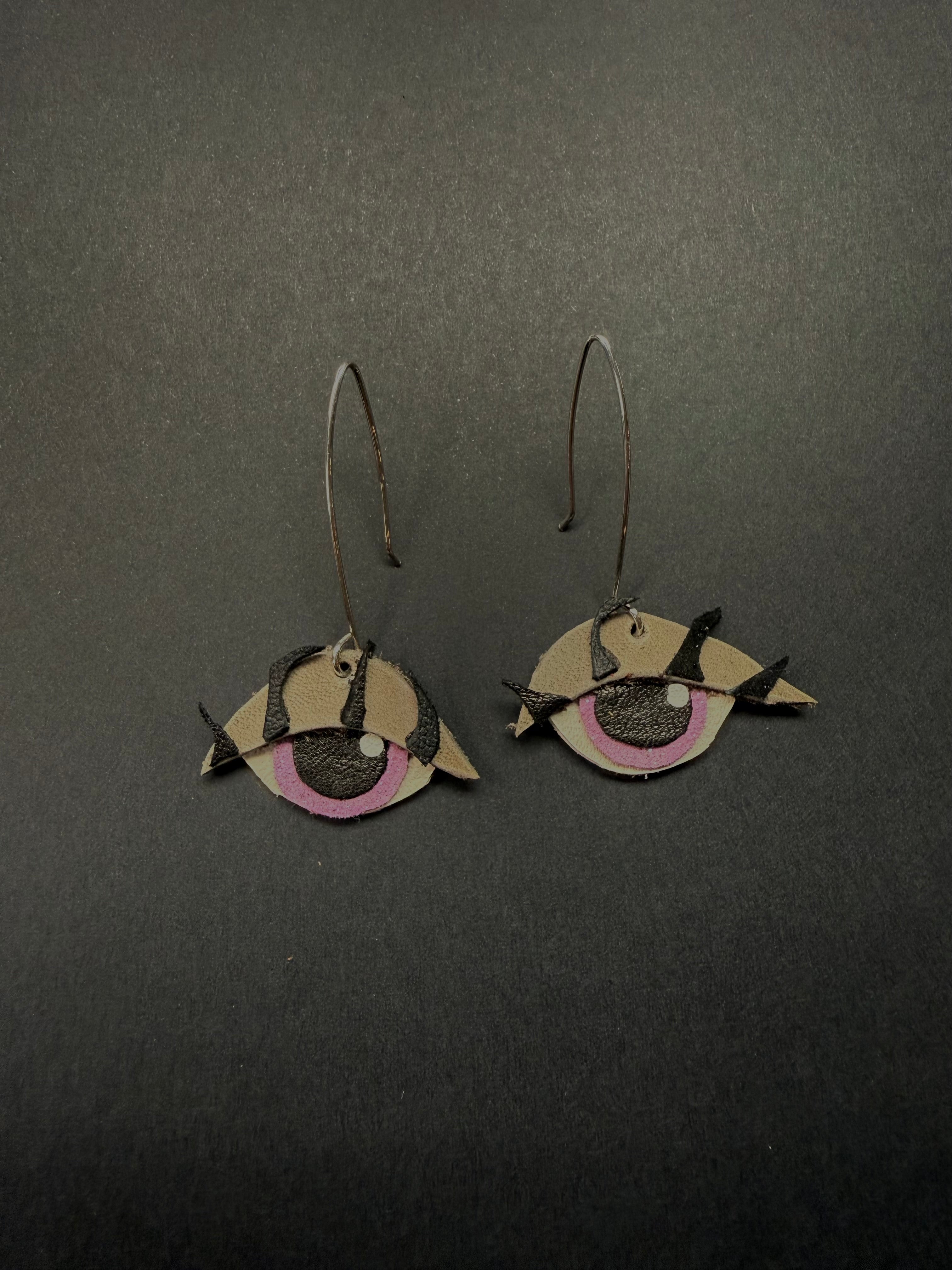 Eye See You - Little Purple Iris & Eyelashes